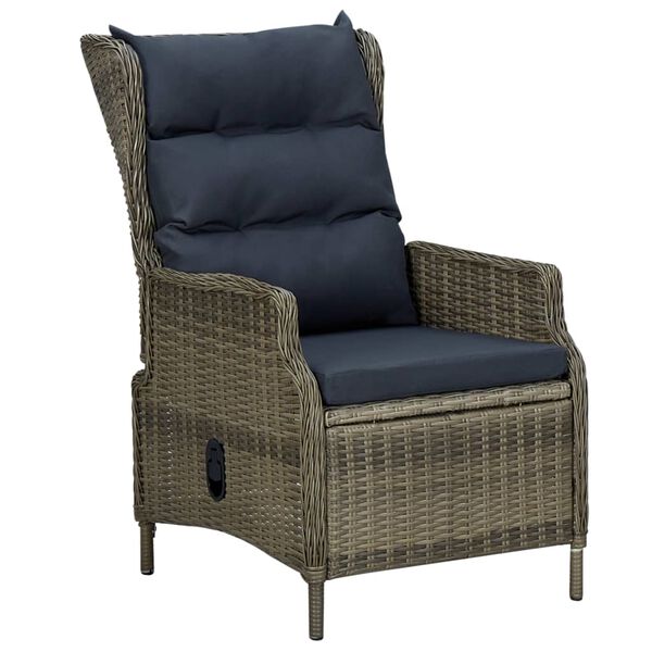 vidaXL Ensemble &agrave; manger de jardin 5 pcs Marron