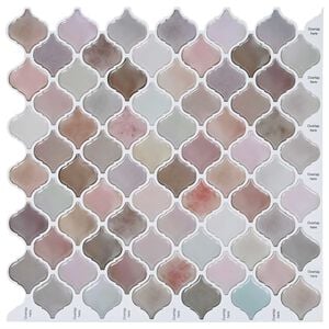 vidaXL Carreau Lanterne 10 pcs Beige 27 x 27 cm Polyur&eacute;thane et PET