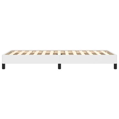 vidaXL Cadre de lit sans matelas blanc 90x190 cm similicuir