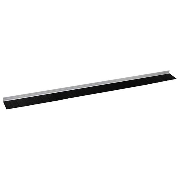 vidaXL Brosses de porte adh&eacute;sives 2 pcs Argent 100 cm