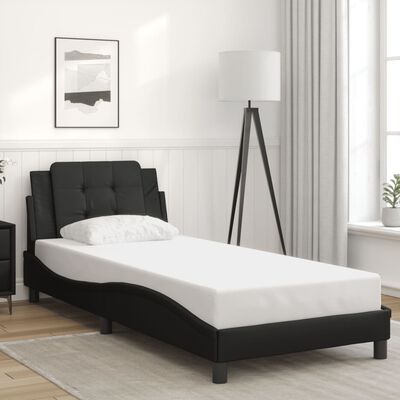 vidaXL Cadre de lit sans matelas noir 80x200 cm similicuir