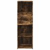 vidaXL Buffet haut ch&ecirc;ne fum&eacute; 40x42,5x124 cm bois d'ing&eacute;nierie