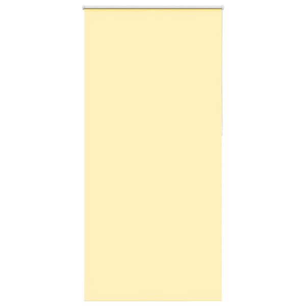vidaXL Store enrouleur occultant jaune largeur du tissu 90,7 cm