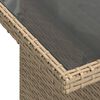 vidaXL Ensemble de canap&eacute; de jardin 7 pcs Beige 100 x 55 x 73 cm