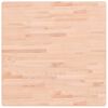 vidaXL Dessus de table 80x80x2,5 cm carr&eacute; bois massif de h&ecirc;tre