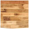 vidaXL Dessus de table 40x40x2,5 cm bord vif bois massif manguier brut
