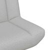 vidaXL Chaise pivotante Gris nuage 63 x 75 x 76 cm tissu