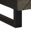 vidaXL Table basse noir 80x54x40 cm bois massif de manguier