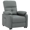 vidaXL Fauteuil Gris fonc&eacute; Tissu