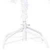 vidaXL Arbre de No&euml;l artificiel pr&eacute;-&eacute;clair&eacute; et boules blanc 210 cm PVC