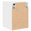 vidaXL Armoire murale de garage blanc bois d'ing&eacute;nierie