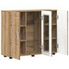vidaXL Buffet chêne artisanal 55,5 x 29 x 100 cm Bois d'ingénierie