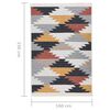 vidaXL Tapis Multicolore 160x230 cm Coton