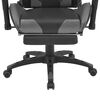 vidaXL Chaise de Gaming Gris 70 x 71 x 136 cm Simili cuir