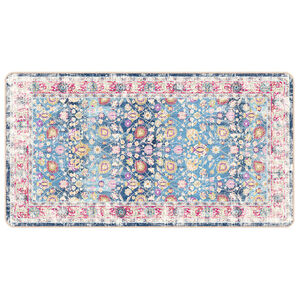 vidaXL Tapis lavable multicolore 80x150 cm