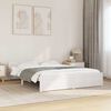 vidaXL Cadre de lit sans matelas blanc bois massif 135x190 cm