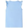 T-shirt enfants manches &agrave; volants bleu clair 104