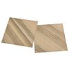 vidaXL Planches de sol 55 pcs Marron 5,11 m&sup2; PVC