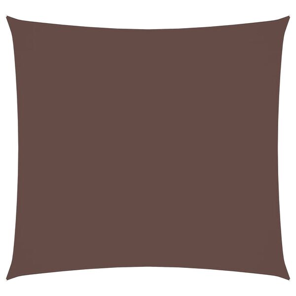 vidaXL Voile de parasol tissu oxford carr&eacute; 3x3 m marron