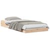 vidaXL Cadre de lit Naturel 80 x 210 cm Pin massif