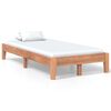 vidaXL Cadre de lit Bois de teck massif 100x200 cm