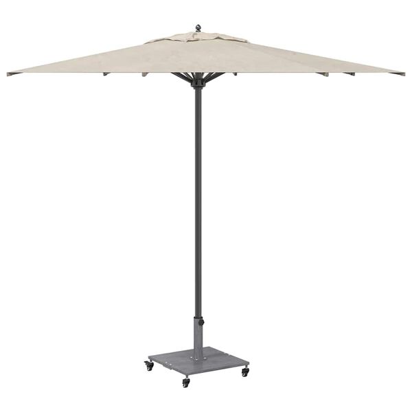 vidaXL Pied de parasol Aspect Bois Gris Foncé 45 x 45 x 31,5 cm