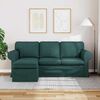 vidaXL Canap&eacute; 160cm Vert fonc&eacute; M&eacute;tал