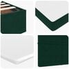 vidaXL Cadre de lit ottoman avec matelas vert fonc&eacute; 120x200 cm velours