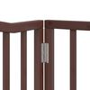 vidaXL Barri&egrave;re pour chien porte pliable 8 panneaux bois de peuplier