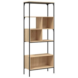 vidaXL Biblioth&egrave;que 5 niveaux ch&ecirc;ne sonoma 76x33x188,5 cm