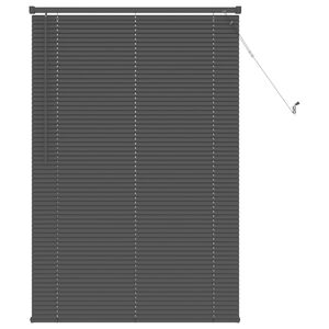 vidaXL Store V&eacute;nitien R&eacute;glable Gris Argent&eacute; 150 x 100 cm PVC