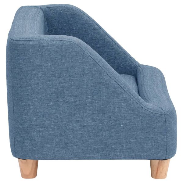 vidaXL Canap&eacute; pour chien Bleu 95x63x39 cm Lin