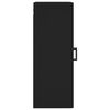 vidaXL Armoire murale noir 34,5x34x90 cm bois d'ing&eacute;nierie