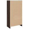 vidaXL Biblioth&egrave;que ch&ecirc;ne marron 57x28,5x107,5 cm bois d'ing&eacute;nierie