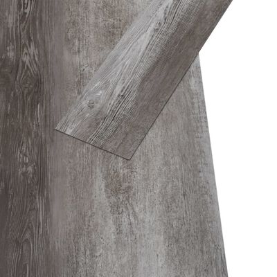 vidaXL Dalles de plancher PVC autoadhésif 5,21 m² 2 mm bois rayé