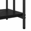 vidaXL Porte-v&ecirc;tements Ch&ecirc;ne noir 90 x 30 x 100,5 cm Bois d'ing&eacute;nierie