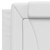 vidaXL Coussin de t&ecirc;te de lit Viana blanc 100 cm similicuir