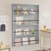 vidaXL &Eacute;tag&egrave;re &agrave; magazines 2 pcs Gris Sonoma 100 x 12 x 70 cm