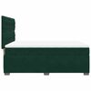 vidaXL Sommier &agrave; lattes de lit et matelas Vert fonc&eacute; 140x190cm Velours