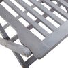 vidaXL Ensemble &agrave; manger de jardin 9 pcs Bois d'acacia massif Gris