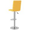 vidaXL Tabouret de bar Jaune moutarde Tissu