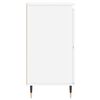 vidaXL Buffets 2 pcs blanc bois d'ing&eacute;nierie