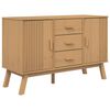 vidaXL Buffet OLDEN marron 114x43x73,5 cm bois massif de pin