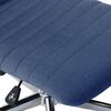 vidaXL Chaises &agrave; manger lot de 4 bleu tissu
