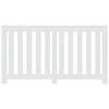 vidaXL Cache-radiateur blanc 149x20x82 cm bois d'ing&eacute;nierie