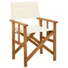 vidaXL Chaise de metteur en sc&egrave;ne Bois massif d'acacia