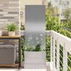 vidaXL &Eacute;cran de confidentialit&eacute; de jardin Fretwork Argent 50 x 140 cm