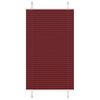 vidaXL Store pliss&eacute; rouge bordeaux 75x100 cm largeur du tissu 74,4 cm