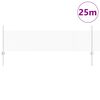 vidaXL Cl&ocirc;ture avec poteau Argent&eacute; 0,5 x 25 m Acier