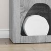 vidaXL Buffet Gris Sonoma 40 x 35 x 100.5 cm Bois d'ing&eacute;nierie